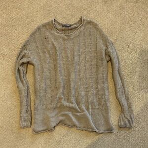 Vince 100% linen tan sweater size small